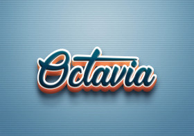 Cursive Name DP: Octavia