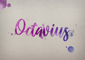 Octavius Watercolor Name DP