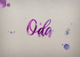 Oda Watercolor Name DP