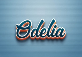 Cursive Name DP: Odelia