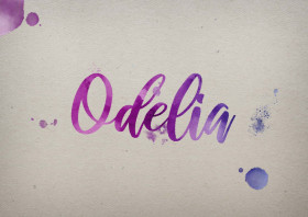 Odelia Watercolor Name DP
