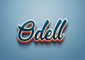 Cursive Name DP: Odell