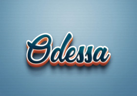 Cursive Name DP: Odessa