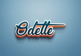 Cursive Name DP: Odette