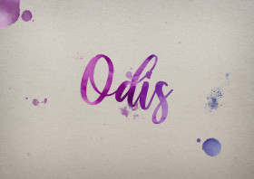 Odis Watercolor Name DP