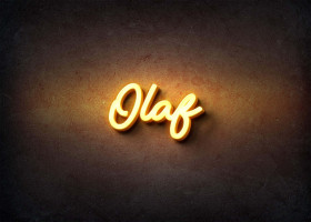 Glow Name Profile Picture for Olaf