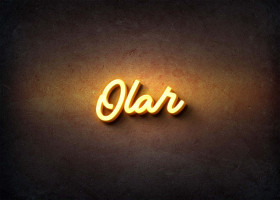 Glow Name Profile Picture for Olar