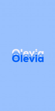 Name DP: Olevia