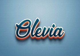 Cursive Name DP: Olevia