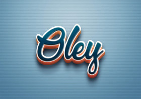 Cursive Name DP: Oley