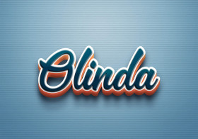 Cursive Name DP: Olinda