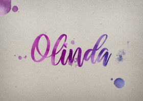 Olinda Watercolor Name DP
