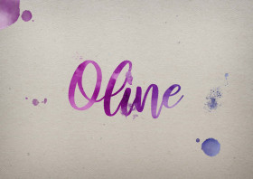Oline Watercolor Name DP