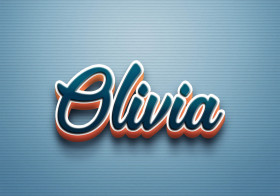 Cursive Name DP: Olivia