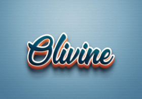 Cursive Name DP: Olivine