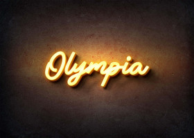 Glow Name Profile Picture for Olympia