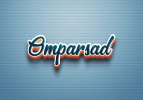 Cursive Name DP: Omparsad