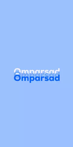 Name DP: Omparsad