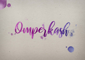 Omperkash Watercolor Name DP
