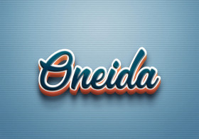 Cursive Name DP: Oneida