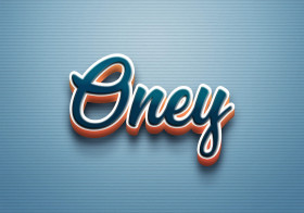 Cursive Name DP: Oney