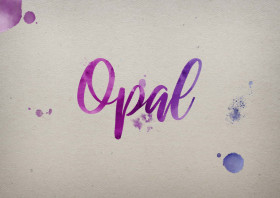 Opal Watercolor Name DP