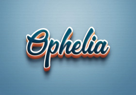Cursive Name DP: Ophelia