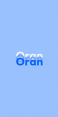 Name DP: Oran