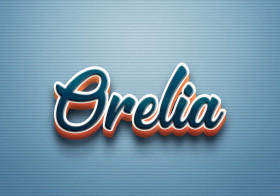 Cursive Name DP: Orelia