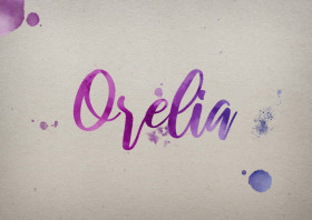 Orelia Watercolor Name DP