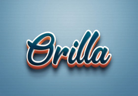 Cursive Name DP: Orilla
