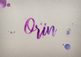 Orin Watercolor Name DP