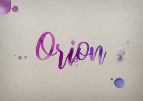 Orion Watercolor Name DP