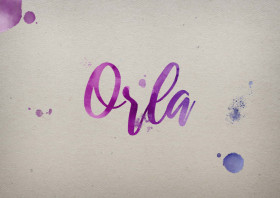 Orla Watercolor Name DP