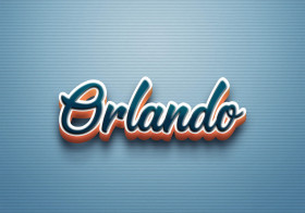 Cursive Name DP: Orlando