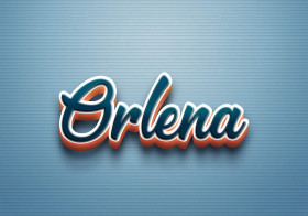 Cursive Name DP: Orlena