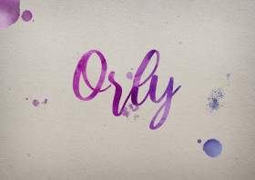 Orly Watercolor Name DP