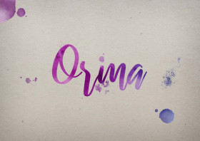 Orma Watercolor Name DP