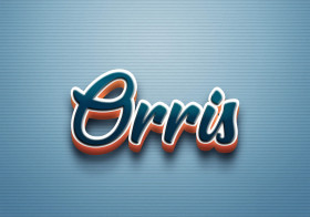 Cursive Name DP: Orris