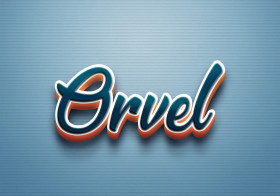 Cursive Name DP: Orvel