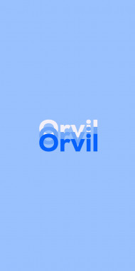 Name DP: Orvil