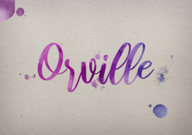 Orville Watercolor Name DP