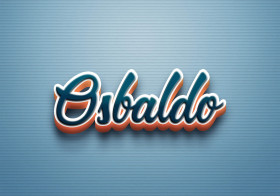 Cursive Name DP: Osbaldo