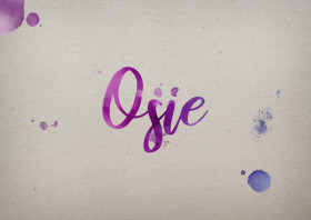 Osie Watercolor Name DP