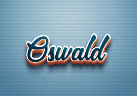Cursive Name DP: Oswald