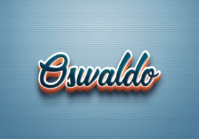 Cursive Name DP: Oswaldo