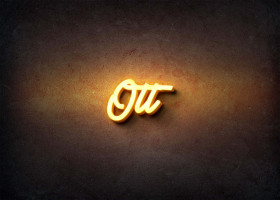 Glow Name Profile Picture for Ott