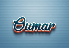 Cursive Name DP: Oumar
