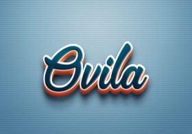 Cursive Name DP: Ovila
