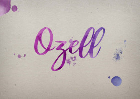 Ozell Watercolor Name DP